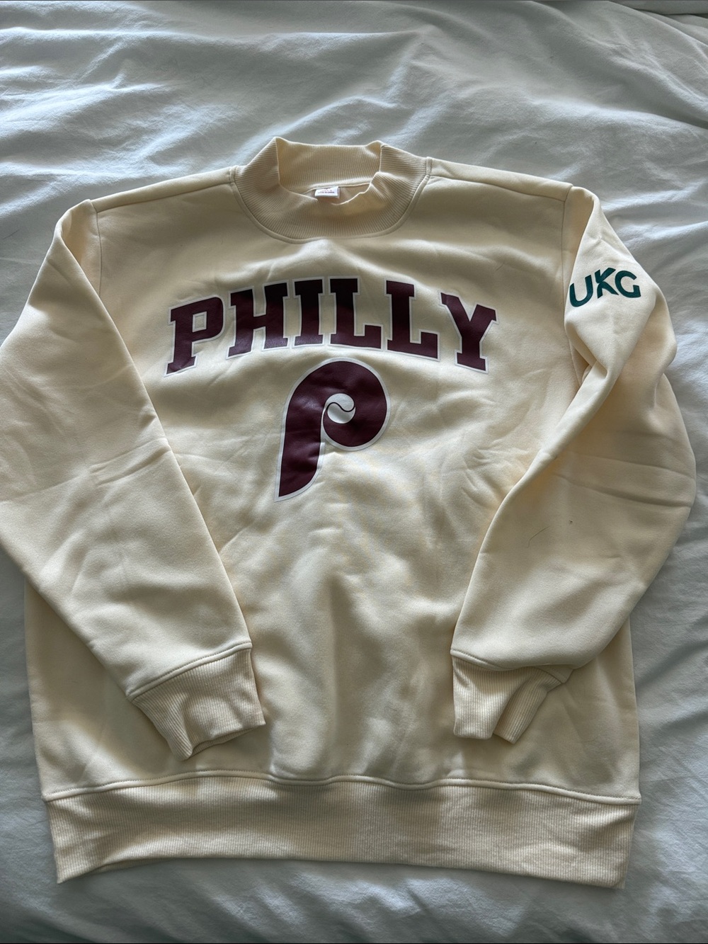 Philly Graphic Crewneck Sweatshirt - Cream